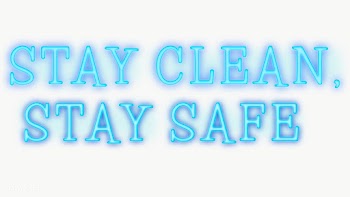 Stay clean, stay safe during the coronavirus outbreak neon sign  | Free  transparent png - 2312525
