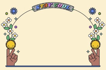 Stay cool background, summer doodle | Free Photo - rawpixel