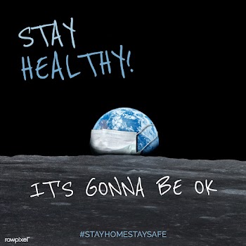 Stay healthy, it's gonna be ok during coronavirus pandemic social .. | Free  vector - 2309273