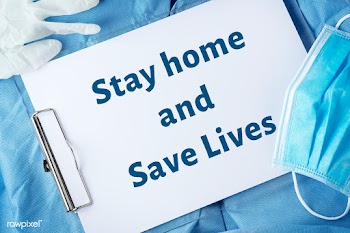 Stay home and save lives template | Free  photo - 2297762
