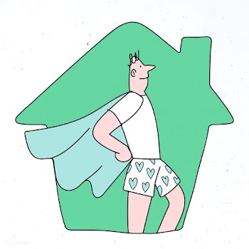 Stay home, be a hero coronavirus vector  | Free  vector - 2302064