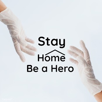 Stay home be a hero during coronavirus pandemic | Free  photo - 2300469