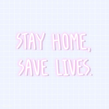 Stay home, save lives coronavirus neon sign vector | Free  vector - 2305136