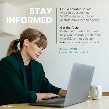 Stay informed and get the facts during the coronavirus pandemic social.. | Free  vector - 2318792