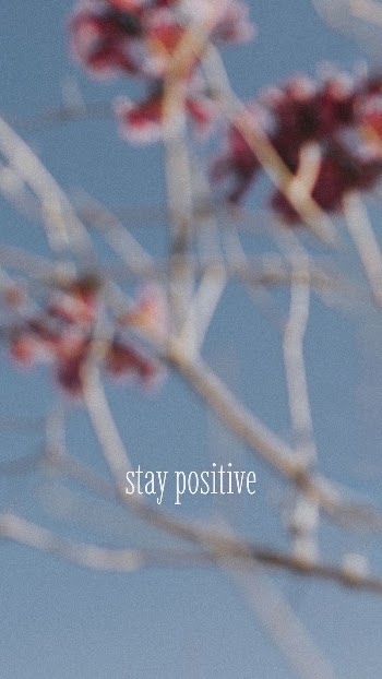 Stay positive mobile wallpaper template, | Free Vector Template - rawpixel