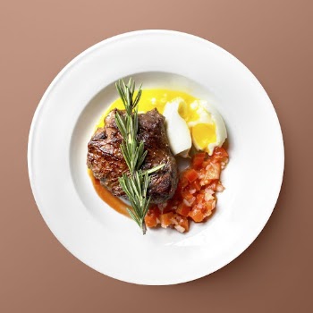 Steak plate sticker, food photography | Free PSD - rawpixel