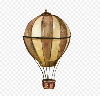 Steampunk Euclidean vector Flat design Illustration - Vector hot air balloon 