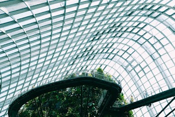 Steel Ceiling With Glass