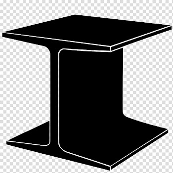 Steel frame I-beam, steel transparent background PNG clipart