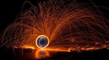 steel wool photography
