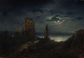 Stegeborg castle ruins by moonlight, | Free Photo - rawpixel