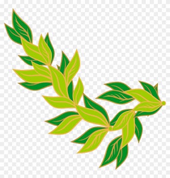 Stem Clipart Leaf - Green Leaves Border Clip Art