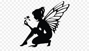 Stencil Fairy Silhouette Image Art - fairy 