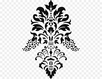 Stencil Image Illustration Vector graphics Ornament - attaching pattern 
