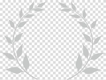 Stencil Maple leaf Olive leaf, Branch circle transparent background PNG clipart