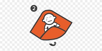 Step 2 Fold The Bottom Of The Baby Ota Over Your Baby's - Baby Ota