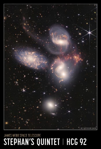 Stephan's Quintet Poster from NASA&rsquo;s | Free Photo - rawpixel