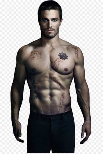 Stephen Amell Oliver Queen Green Arrow Tattoo - jamie dornan 