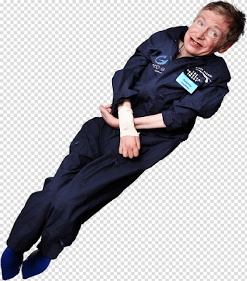Stephen Hawking Zero Gravity transparent PNG - StickPNG