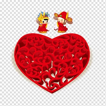 Stereo hearts transparent background PNG clipart