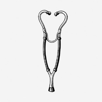 Stethoscope drawing, vintage medical equipment | Free Photo - rawpixel