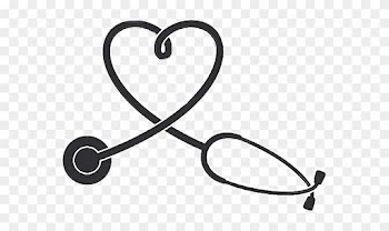 Stethoscope Nurse Nursing Heart Freetoedit - Heart Shaped Stethoscope Clipart
