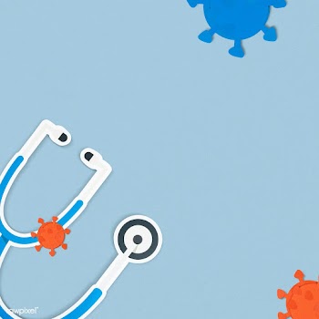 Stethoscope on a blue background  | Free  illustration - 2319582