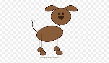 Stick Dog Clipart - Dog Clip Art Stick Figure