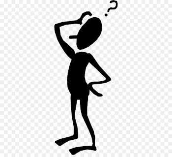 Stick figure Clip art - Confused man 