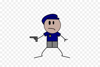 Stick figure Police officer Clip art - Police Man Clipart 