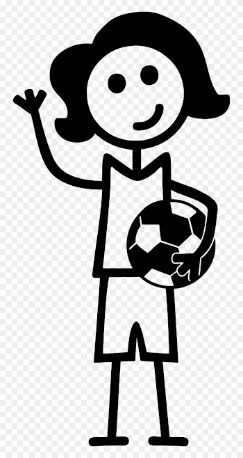 Stick Figure Woman Female Clip Art - Girl Stick Figure Clipart