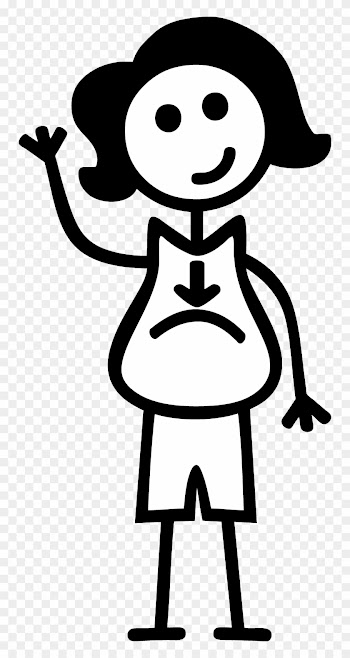 Stick Figure Woman Girl Female Clip Art - Girl Stick Figure Png