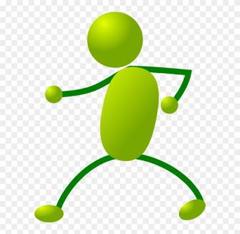 Stick Man Dancing Vector Clip Art - Stick People Clip Art
