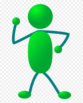 Stick Man Figure Dancing - Stick People Clip Art