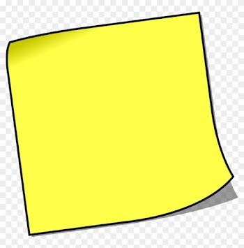 Stick Note, Office, Note, Memo, Paper, Notification - Sticky Note Black Background