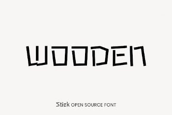 Stick open source font by Fontworks | Free Font Add-on - rawpixel