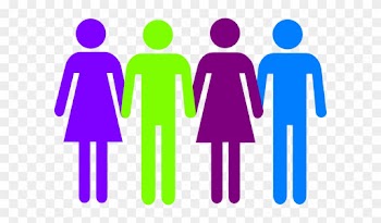 Stick People Clipart Holding Hands - Female Ambulant Toilet Sign