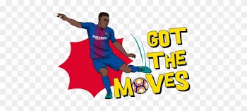 Sticker 3 From Collection «fc Barcelona 2017/18» - Kick Up A Soccer Ball