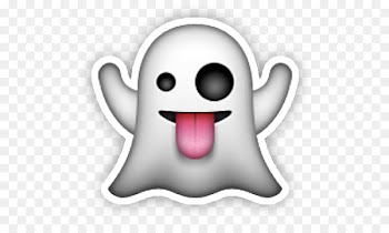 Sticker Apple Color Emoji Halloween Ghost iPhone - Emoji 