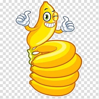 Sticker Banana Fruit Telegram, banana transparent background PNG clipart