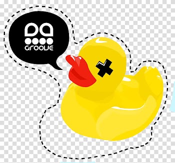 Sticker bomb , black and yellow heart shape decor transparent background PNG clipart