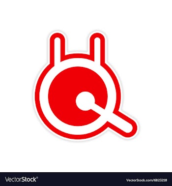 Sticker Chinese gong vector image
