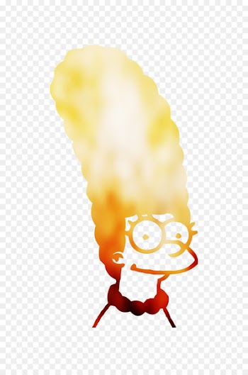 Sticker Decal Marge Simpson Cartoon Illustration -  