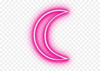Sticker Desktop Wallpaper Portable Network Graphics Moon Neon - moon 