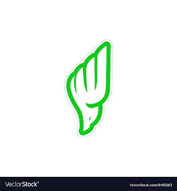 Sticker eagle vector image