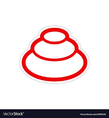 Sticker Eastern spice of wasabi on a white vector image