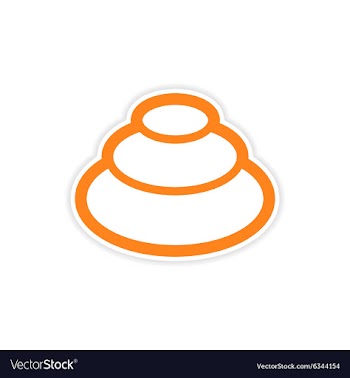 Sticker Eastern spice of wasabi on a white vector image