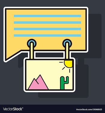 Sticker email attachment icon paper document clip vector image