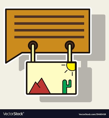 Sticker email attachment icon paper document clip vector image