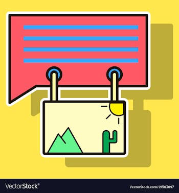 Sticker email attachment icon paper document clip vector image